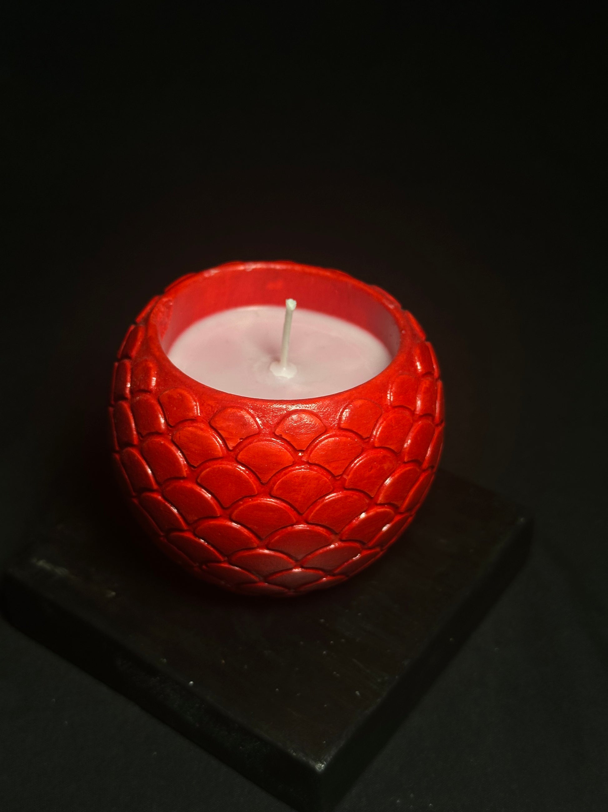 Vela Mini Macetero Escamas