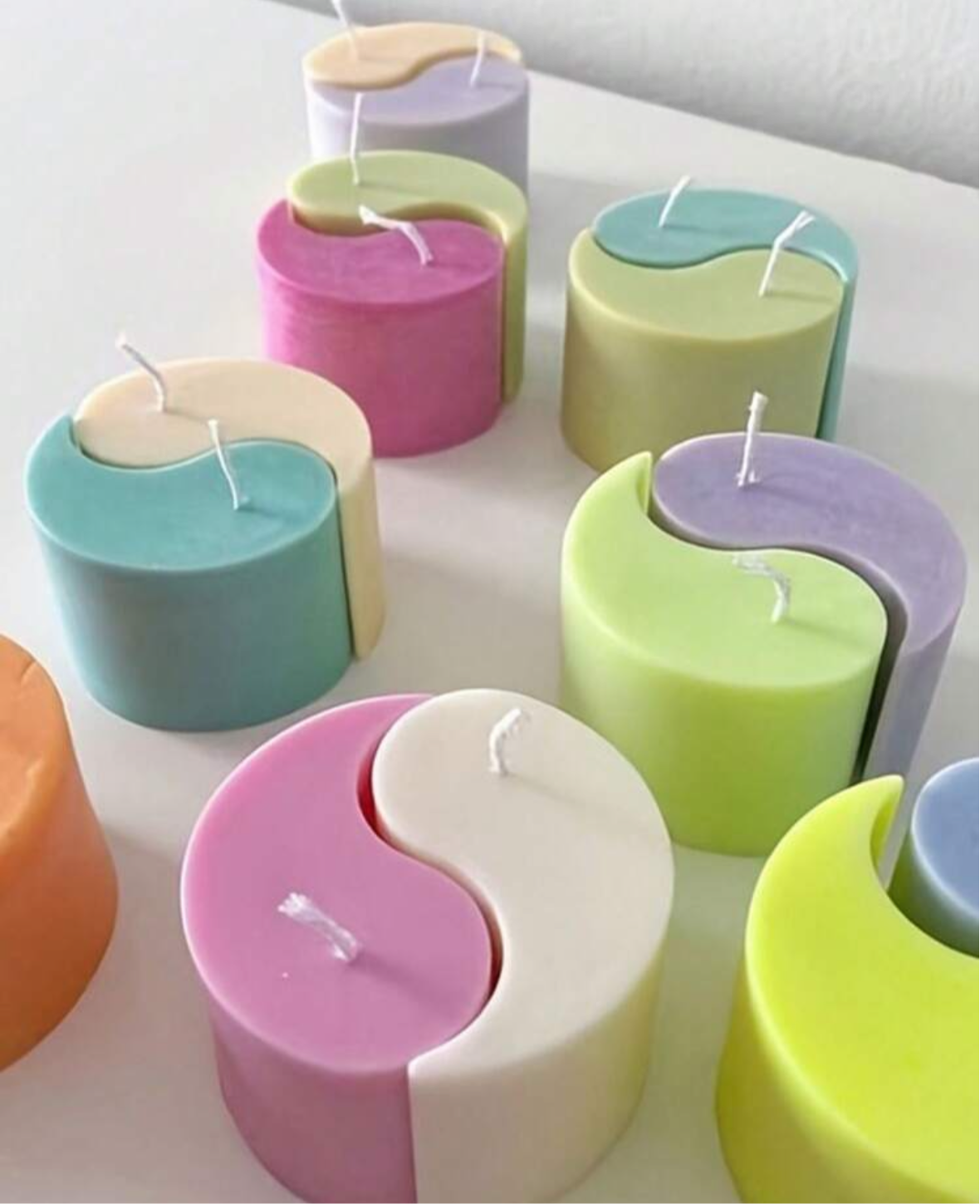 Velas Yin Yang Artesanales